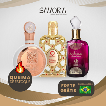 OFERTA COMPRE 1 LEVE 3 - Sabah Al Ward, Fakhar e Royal Amber - Edição Limitada ❤️ - 100ml Cada